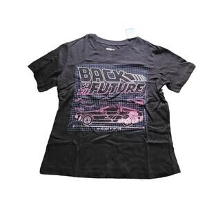 Back to the future xs black short sleeve Graphic Shirt